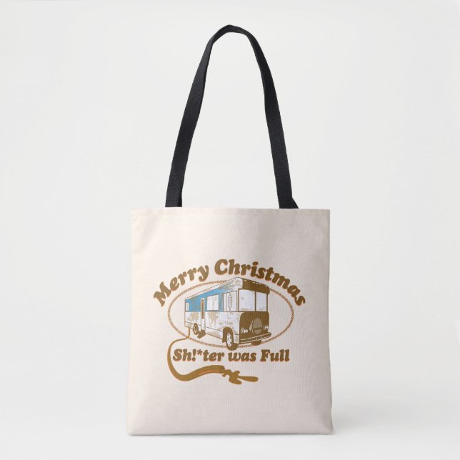 Tote Bag Joyeux Noël, Chut !*ter était plein (Devant)