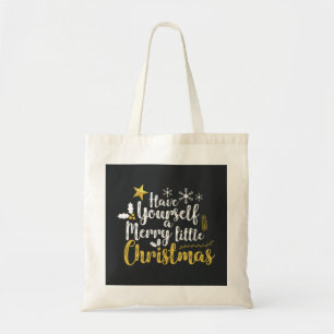 Tote Bag Joyeux Noël décoratif personnalisé Fourre-tout