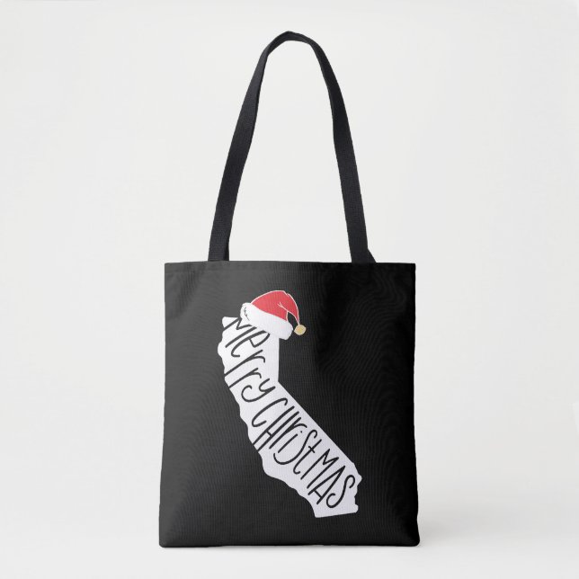 Tote Bag Joyeux Noël en Californie (Devant)