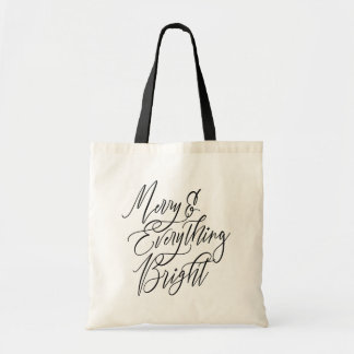 Tote Bag Joyeux Noël et Tout Éclatant