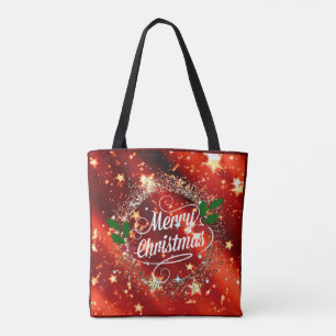 Tote Bag Joyeux Noël, étincelle et pétille