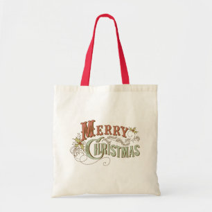 Tote Bag Joyeux Noël Fancy Design de texte