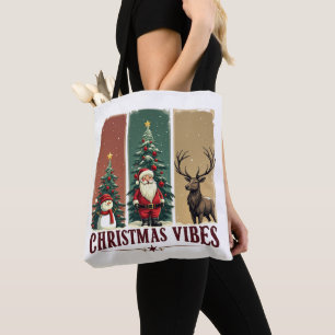 Tote Bag Joyeux Noël Vibes seulement Noël