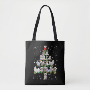 Tote Bag Joyeux Noël West Highland White Terrier Dog
