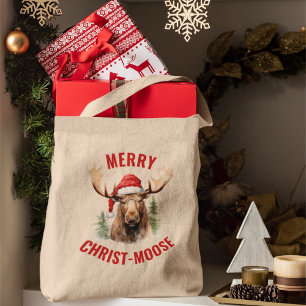 Tote Bag Joyeux orignal de Noël