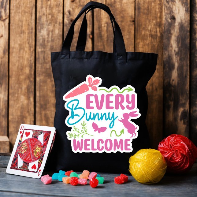 Tote Bag Joyeux Pâques. Oeufs mignons (Créateur téléchargé)
