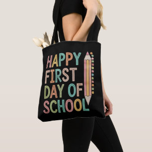 Tote Bag Joyeux premier jour de rentrée scolaire