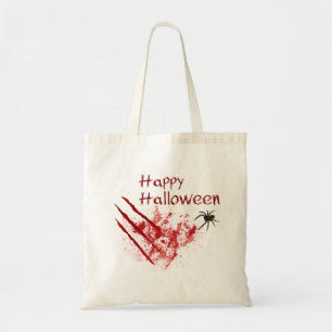 Tote Bag Joyeux Scratches Sanglantes Halloween