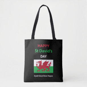 Tote Bag Joyeux St David's Day Dydd Gala Gallois Dewi Hapus