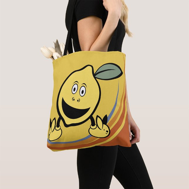 Tote Bag Joyeux visage de citron (Créateur téléchargé)