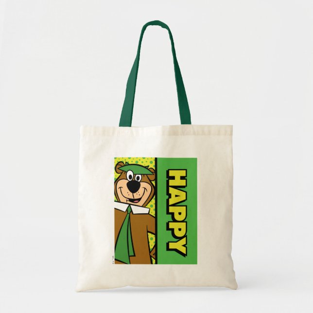 Tote Bag Joyeux Yogi Bear (Devant)