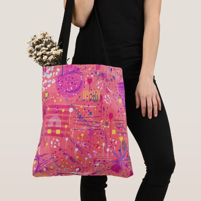 Tote Bag Jubilation : Art maximaliste (De près)