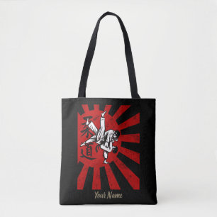 Tote Bag Judo Martial Arts Japonais Vintage Retro Design