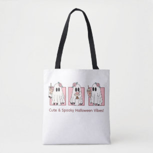 Tote Bag Jumbo Fourre-tout pour Halloween Éffrayant et mign