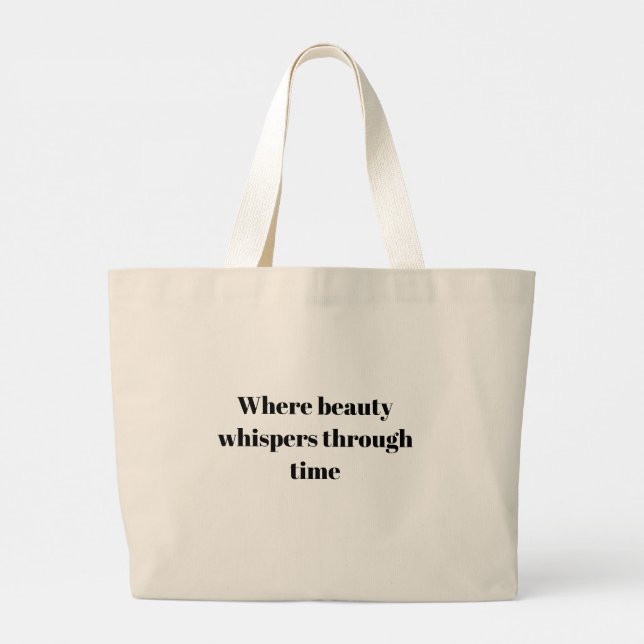 Tote Bag Jumbo Stoffbeutel (Rückseite)