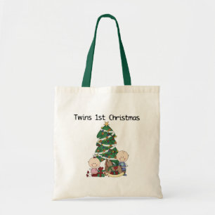 Tote Bag Jumeaux Premiers T-shirts et cadeaux de Noël