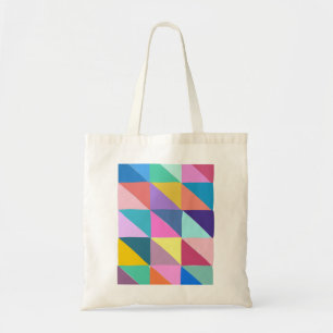 Tote Bag Jumelage géométrique Abstrait coloré