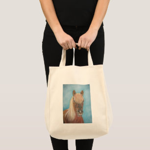 Tote Bag jument de châtaigne avec cheval équin de crinière 