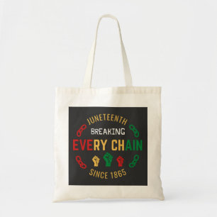 Tote Bag Juneteenth Briser Chaque Chaîne
