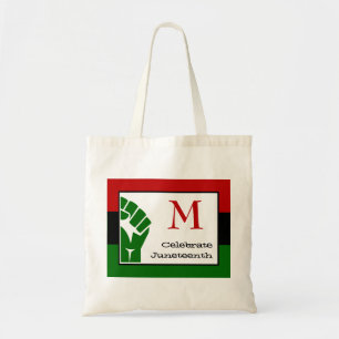 Tote Bag JUNEXÈME   Poing d'alimentation   MONOGRAMME