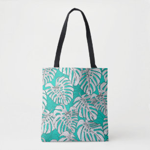 Tote Bag Jungle Feuille Tropical Floral sans fil