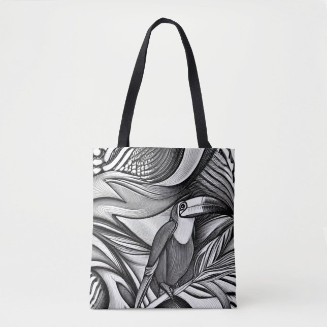 Tote Bag Jungle Toucan (Devant)