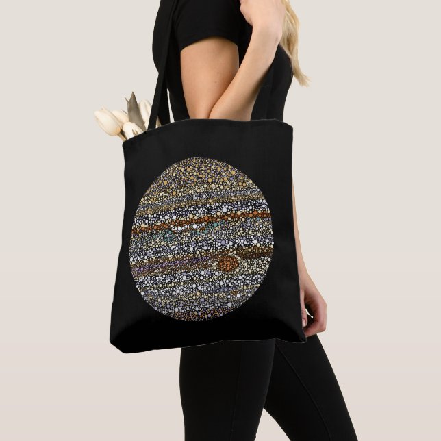 Tote Bag Jupiter par points (De près)
