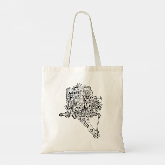 Tote Bag Just British Motoring Magazine Canvas Bag (Dos)