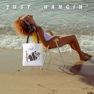 Tote Bag Just Hangin' Fourre-tout designé par la poète Adie