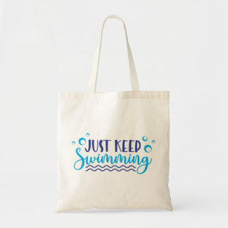 Tote Bag Juste continuer à nager