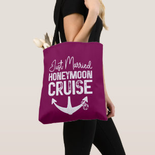 Tote Bag Juste Marié Lune de miel Croisière Ring Cadeaux co