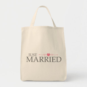 Tote Bag Juste marié (rouleau rose de coeur)