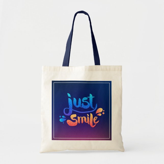 Tote Bag Juste sourire (Devant)