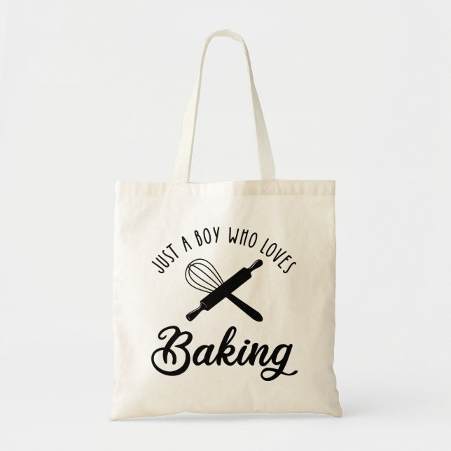 Tote Bag Juste Un Garçon Qui Aime Faire La Cuisine (Devant)