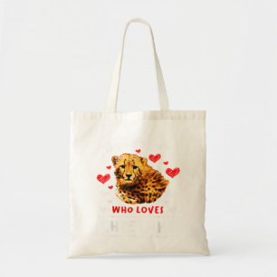 Tote Bag Juste une fille qui aime Cheetahs Tiger Faune Chee