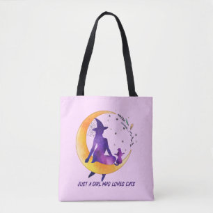 Tote Bag Juste Une Fille Qui Aime Le Chat