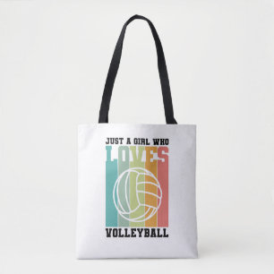 Tote Bag Juste une fille qui aime le volleyball