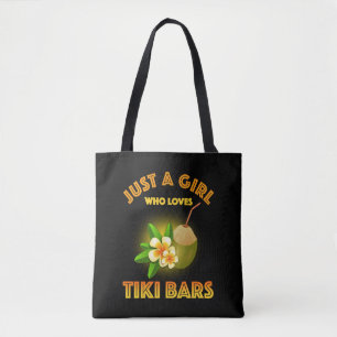 Tote Bag Juste Une Fille Qui Aime Les Bars Tiki