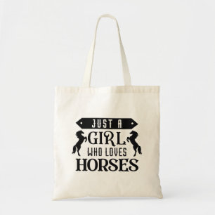Tote Bag Juste Une Fille Qui Aime Les Chevaux