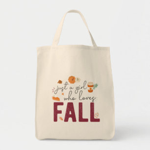 Tote Bag Juste une fille qui aime tomber