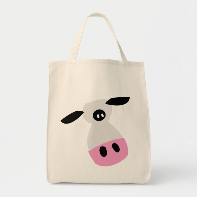 Tote Bag Juste une vache (Devant)