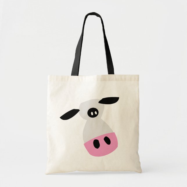 Tote Bag Juste une vache (Devant)
