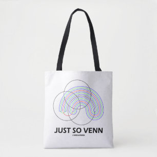 Tote Bag Juste Venn Venn Diagram Math Geek Humour