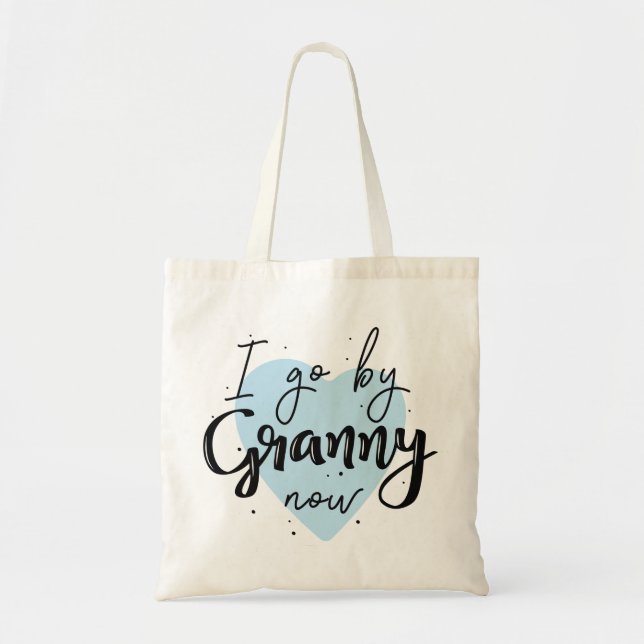 Tote Bag J'Y Vais Maintenant, Granny (Devant)