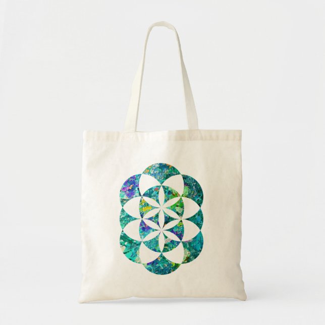 Tote Bag Kabbalah Arbre de vie (Devant)