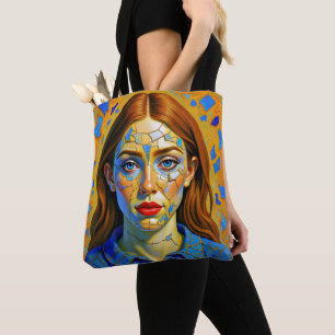 Tote Bag « Kaela » - Motif d'un passé