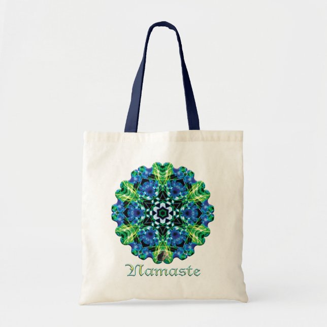 Tote Bag Kaléidoscope de Crystalmarine Namaste (Devant)
