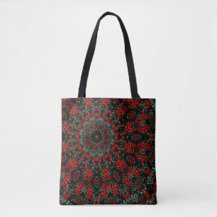Tote Bag Kaliedoscope marocain géométrique de style ornemen