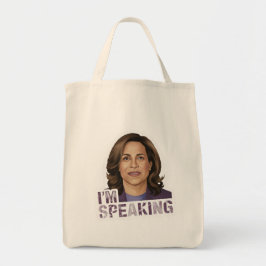 Tote Bag Kamala Harris Je Parle, Citation De Débat Historiq