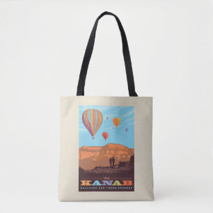Tote Bag Kanab, Utah Ballons Et Roundup De Tunes